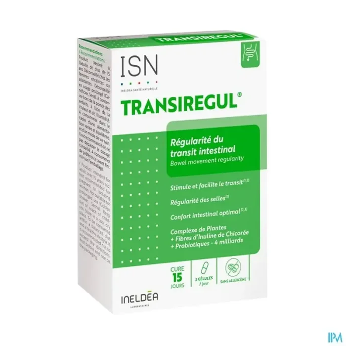 Ineldea isn transiregul regularite du transit intestinal gélule 45