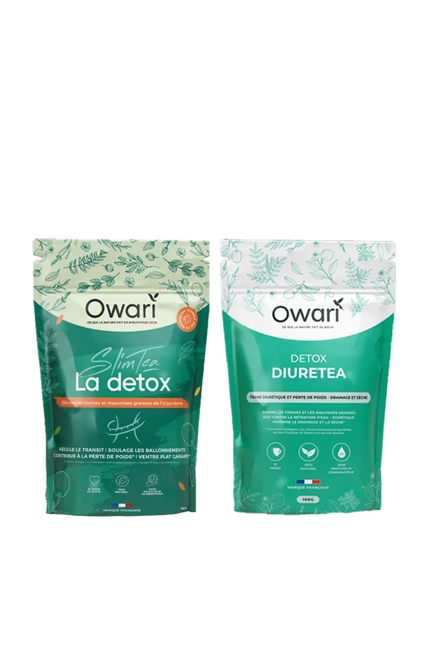 Infusion et tisane naturelles minceur – Slim’ Tea & Diurétique – 2 x100 g