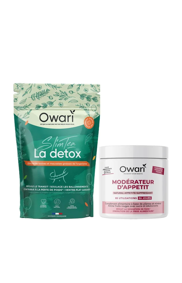 Infusion naturelle minceur & poudre coupe faim naturelle