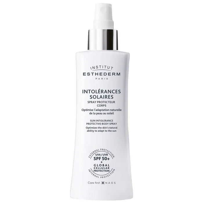 Institut Esthederm Intolérances Solaires Spray Protecteur Corps SPF 50+ pour les Peaux Hyper-Réactives 150 ml