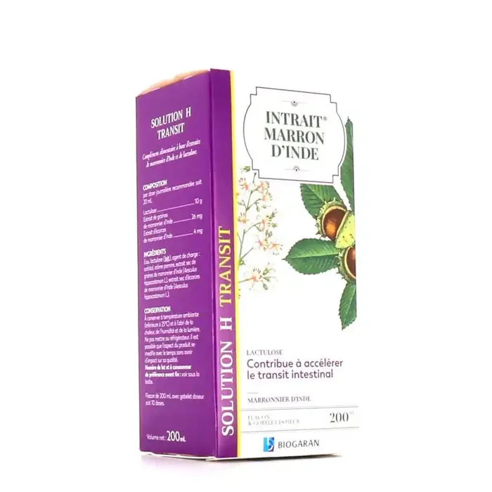 INTRAIT DE MARRON D‘ INDE SOLUTION H TRANSIT 200ML BIOGARAN