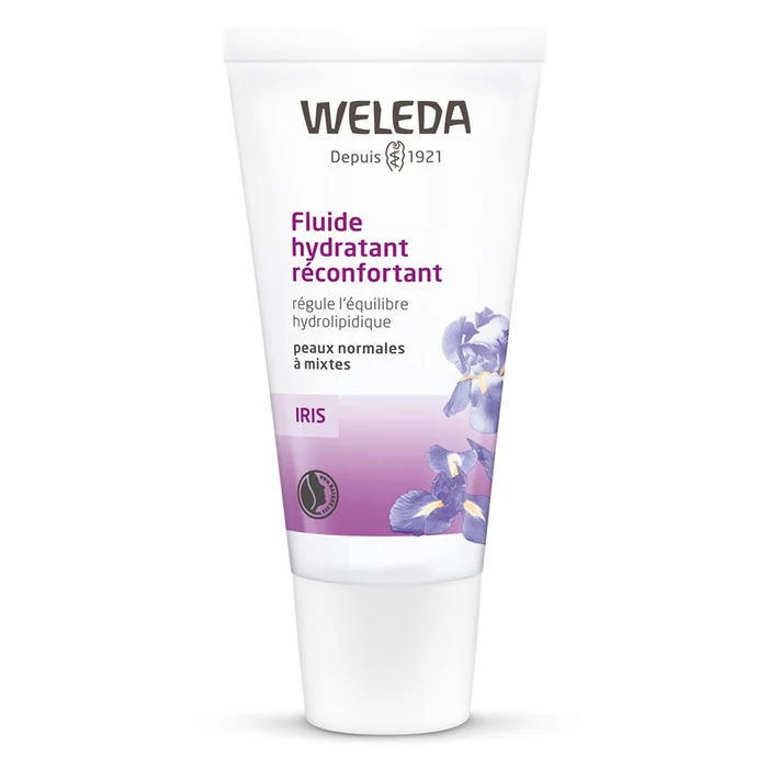 Iris – Fluide Hydratant Réconfortant – Peaux Normales à Mixtes – 30ml