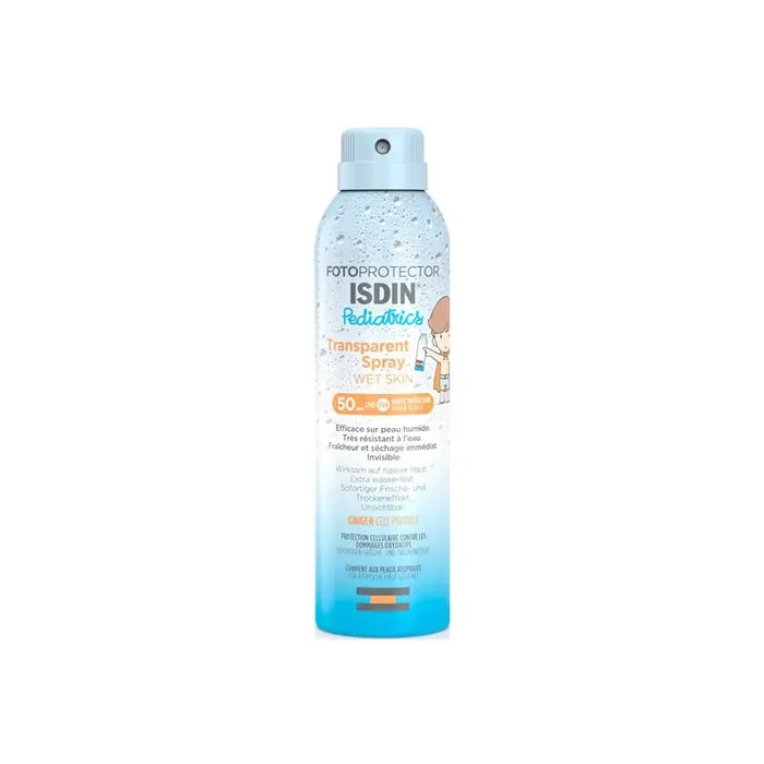 Isdin fotoprotector transparent spray wet skin pediatrics spf 50 250ml