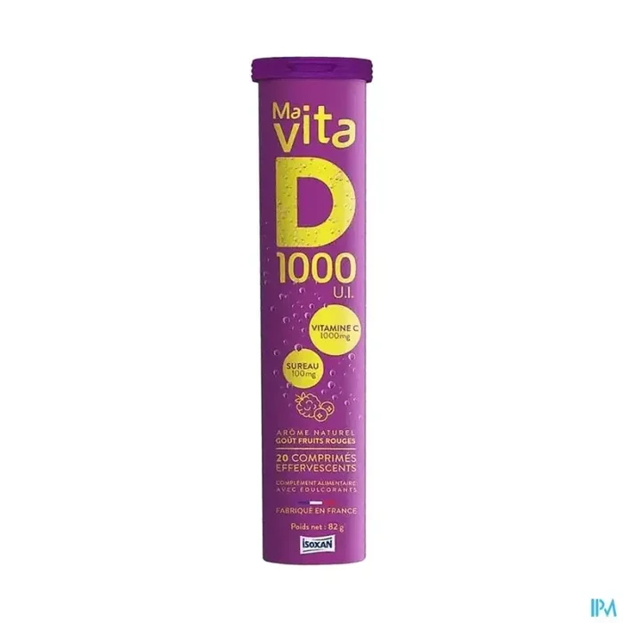 Isoxan ma vita d 1000ui comprime effervescent 20