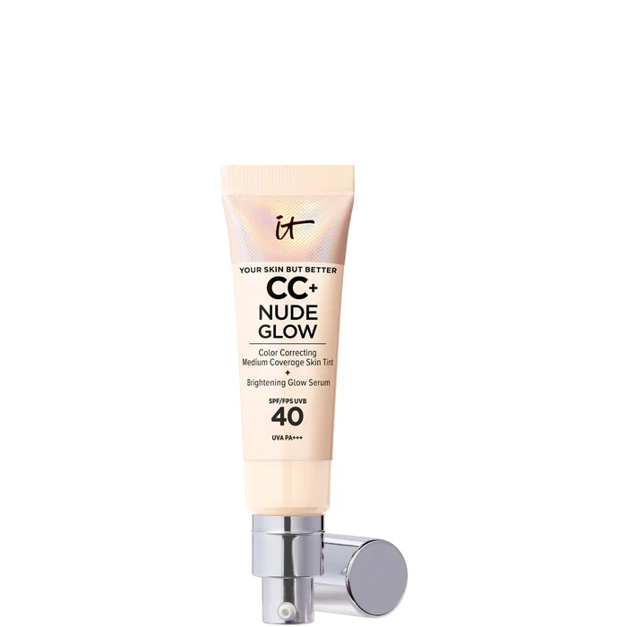 IT Cosmetics CC+ Nude Glow Fond de Teint Léger et Sérum Éclat avec SPF 40 32 ml (nuances variées)