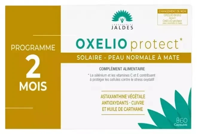 Jaldes Oxelio Protect Peau Normale à Mate – Boite 60 Gélules