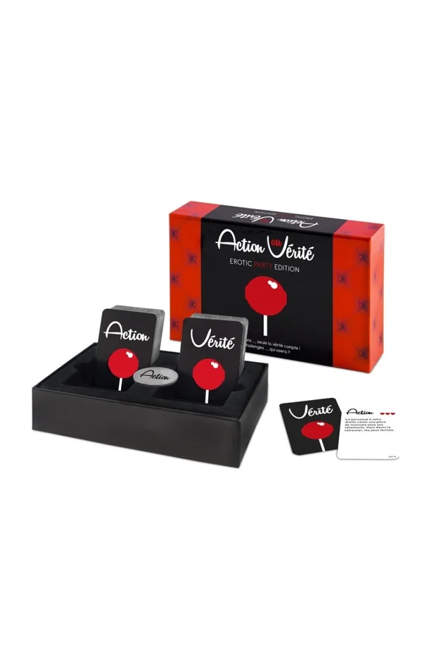 Jeu coquin action ou vérité – Erotic party – 138 cartes
