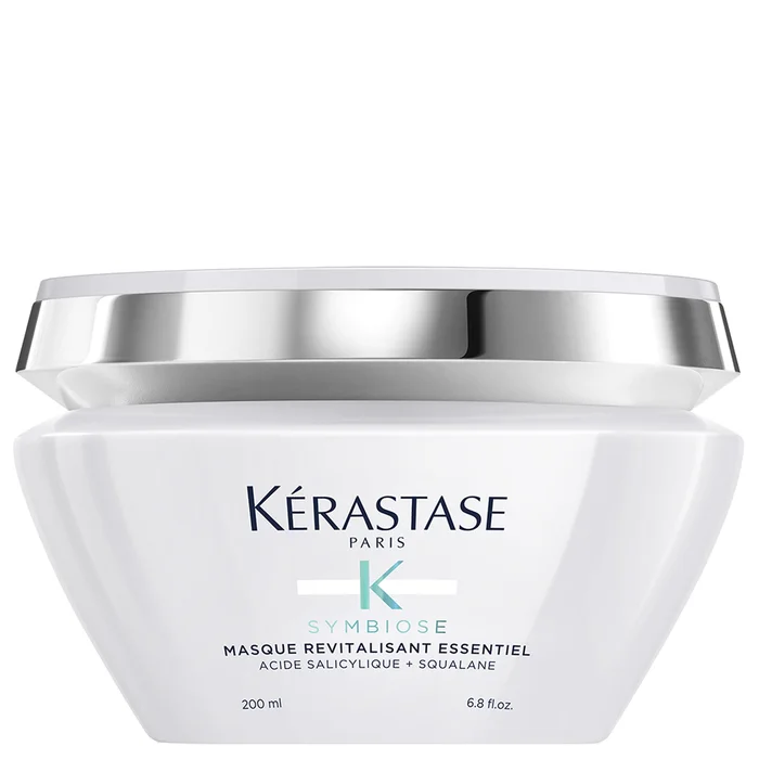 Kérastase Symbiose Masque Revitalisant Essentiel pour Cheveux Abîmés à Tendance Pelliculaire 200 ml