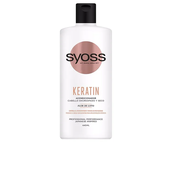 KERATIN acondicionador cabello encrespado y seco 440 ml