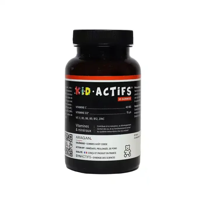 KID-ACTIFS MULTIVITAMINES 30 GOMMES ARAGAN