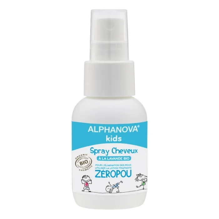 Kids Zéropou – Spray Cheveux à la Lavande Bio 50 ml