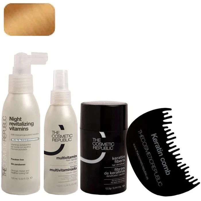 Kit “Stop Calvitie” – Blond moyen – 4 produits