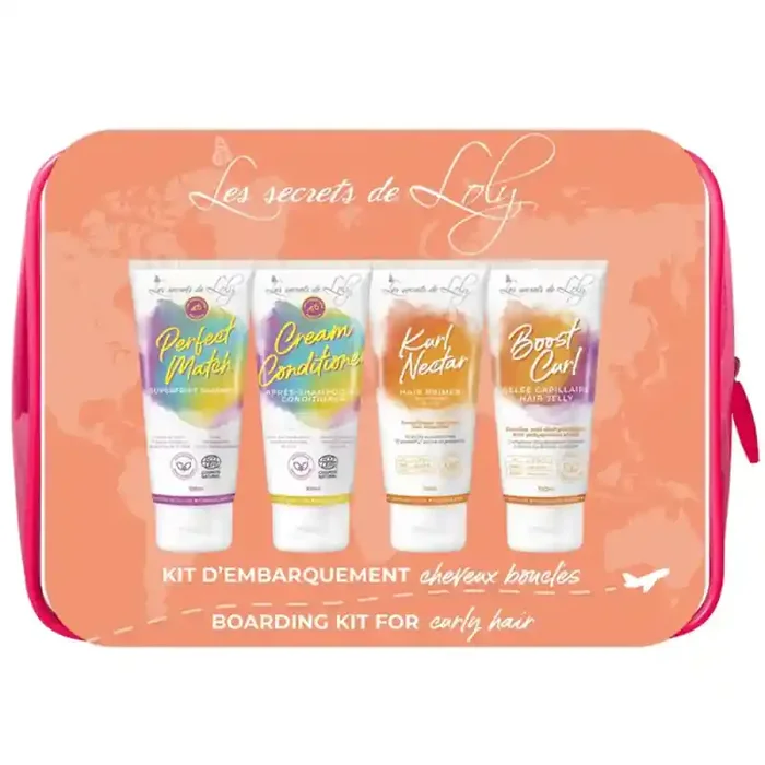 KIT D‘EMBARQUEMENT CHEVEUX BOUCLÉS Les Secrets de Loly
