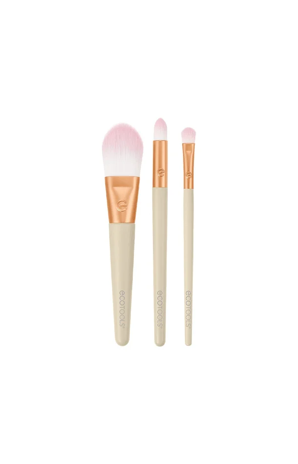 Kit de 3 pinceaux – Format voyage – Teint & yeux