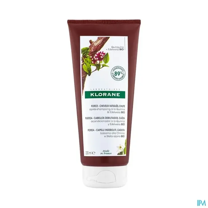 Klorane après shampooing à la quinine edelweiss bio 200ml