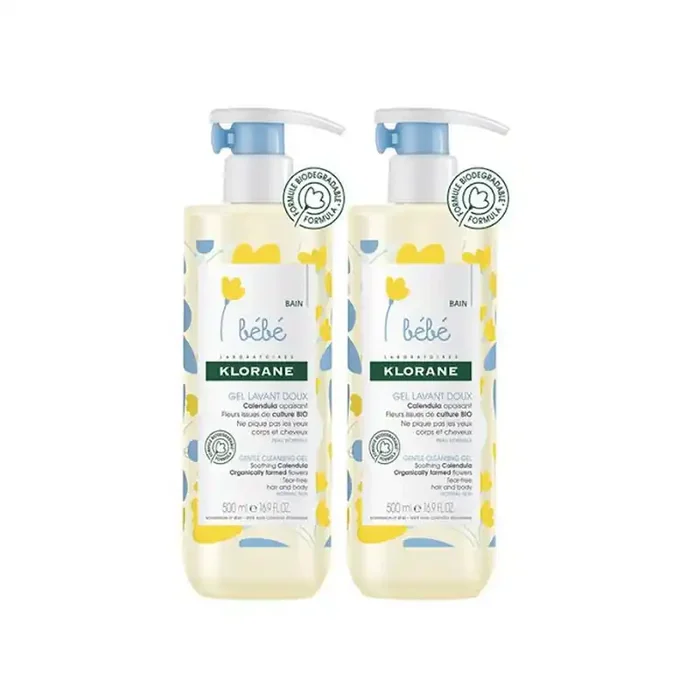 Klorane bebe gel lavant doux 500mlx2