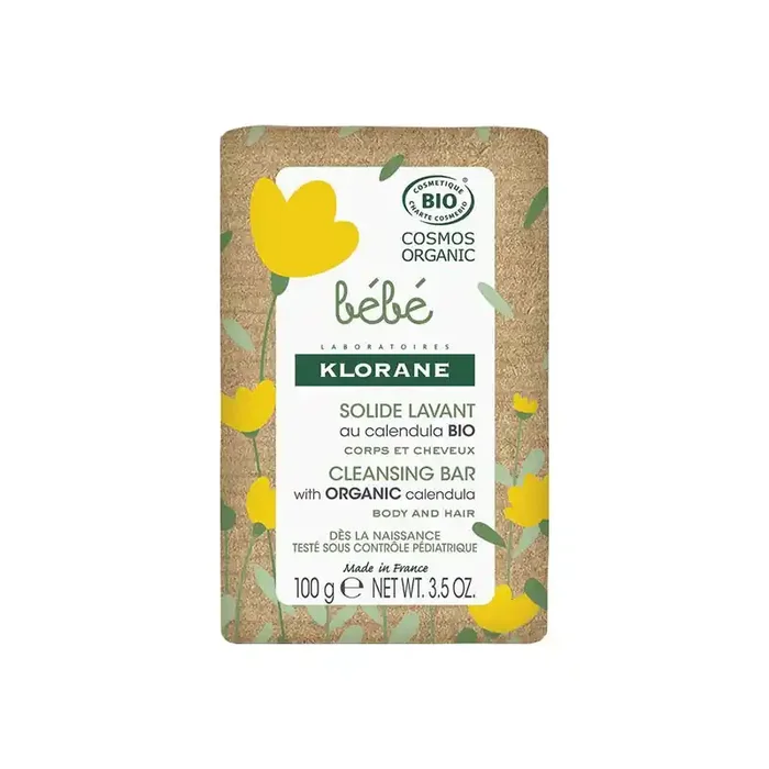 Klorane Bebe solide lavant au Calendula bio 100gr