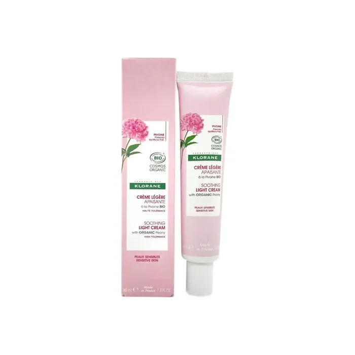 Klorane creme legere apaisante a la Pivoine bio 40ml