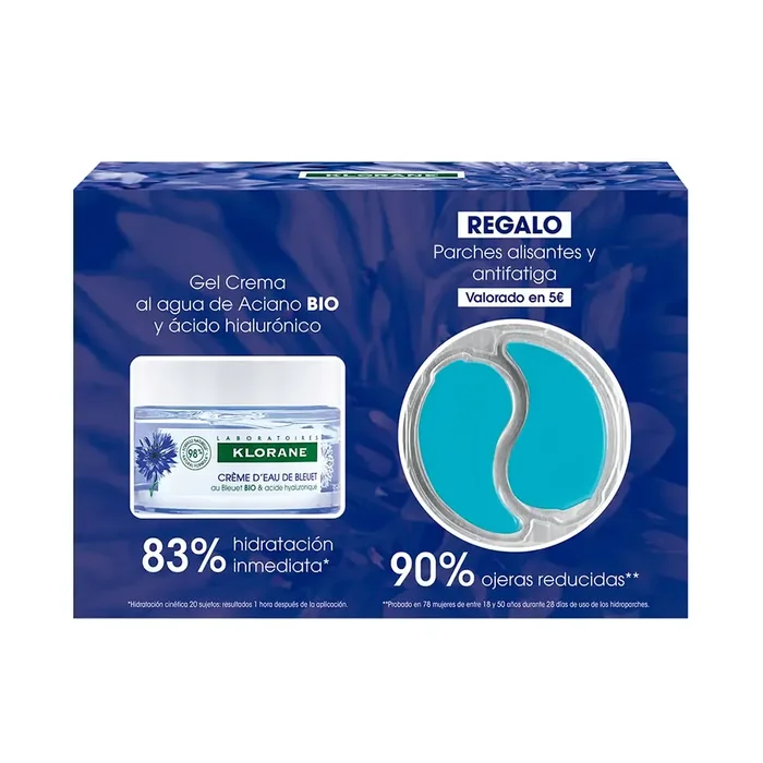 Klorane CUSTODIA GEL-CREMA VISO E OCCHI AL FIORDALISO E ACIDO IALURONICO BIOLOGICO