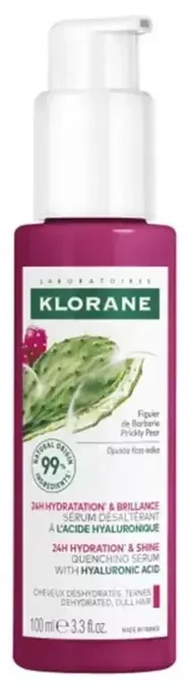 Klorane Figuier de Barbarie – Sérum Désaltérant Cheveux Déshydratés et Ternes 100 ml