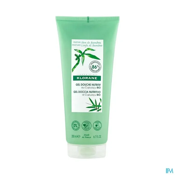 Klorane gel douche nutritif seve de bambou 200ml