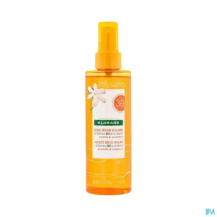 Klorane polysianes huile seche solaire SPF30 200ml