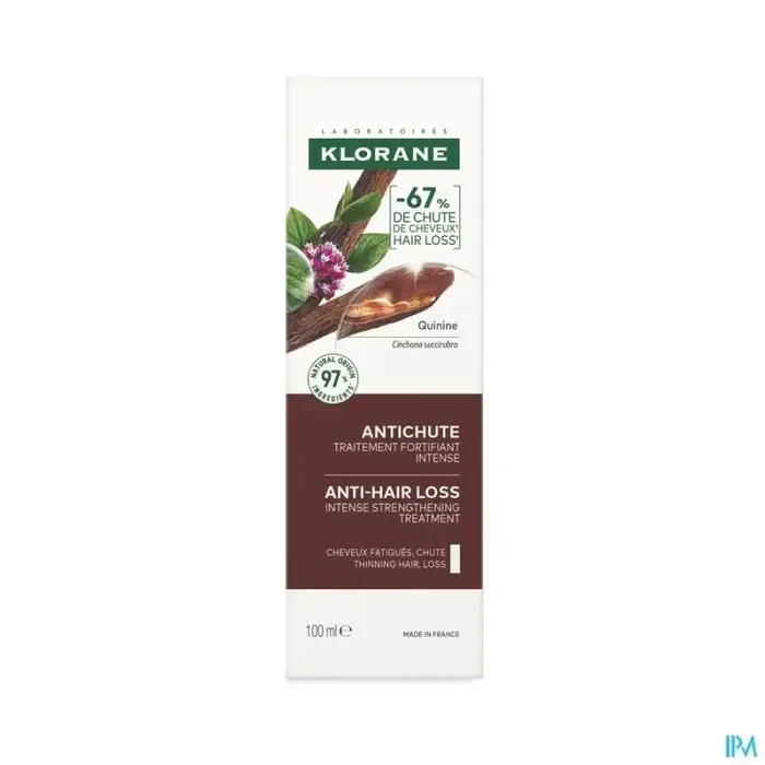Klorane serum antichute à la quinine edelweiss bio 100ml