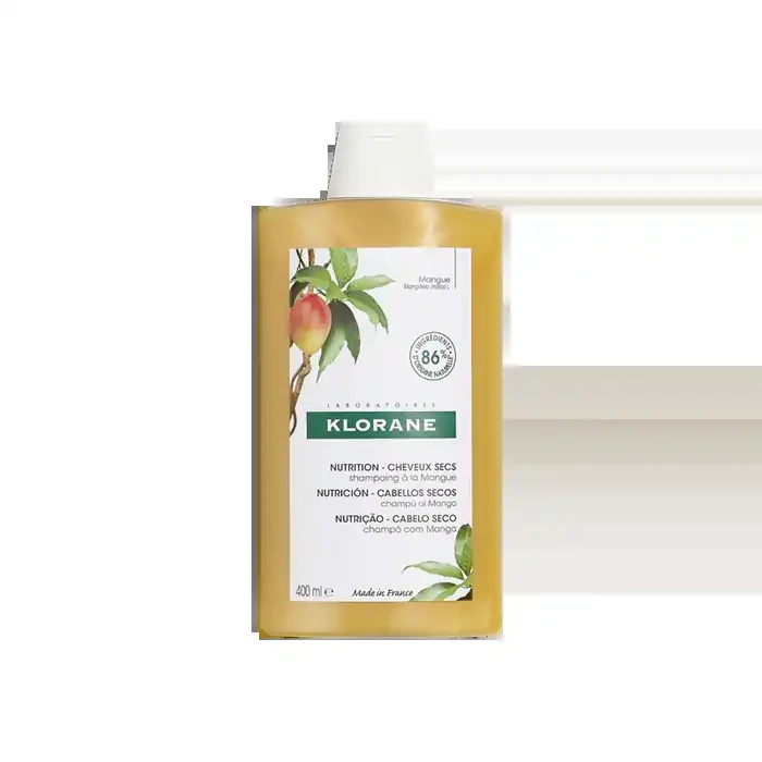 Klorane shampoing a la mangue nutrition cheveux sec 400ml