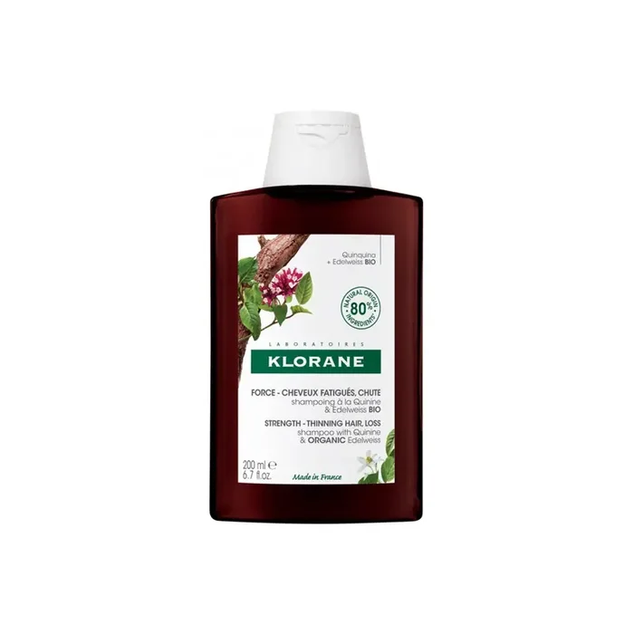 Klorane shampoing a la Quinine & Edelweiss bio 200ml