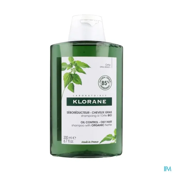 Klorane shampooing seboregulateur ortie bio 200ml
