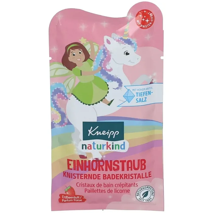 Kneipp naturkind Cristaux de bain crépitants Paillettes de licorne