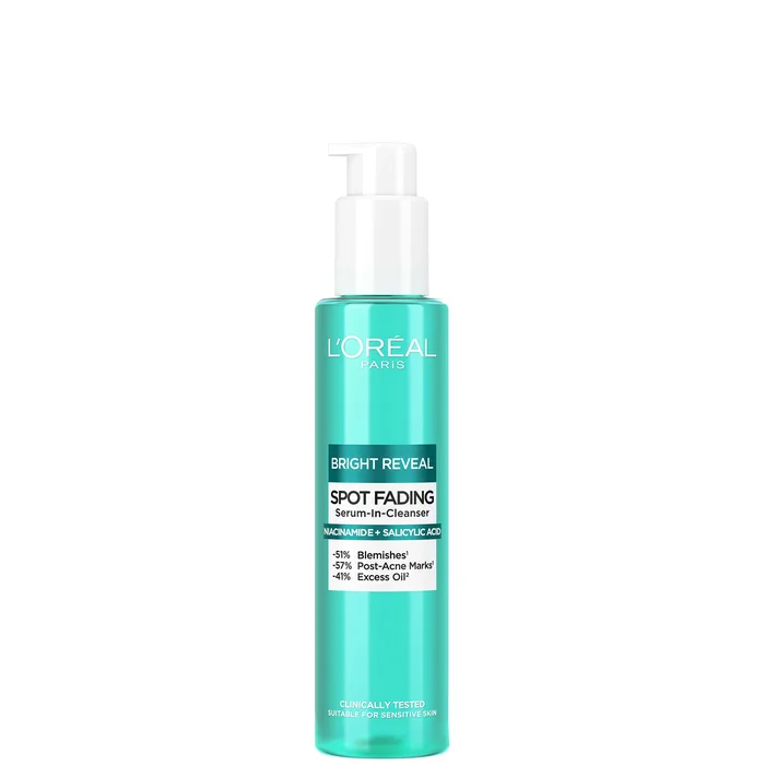 L'Oréal Paris Bright Reveal Nettoyant Sérum Anti-Imperfections Niacinamide et Acide Salicylique 150 ml