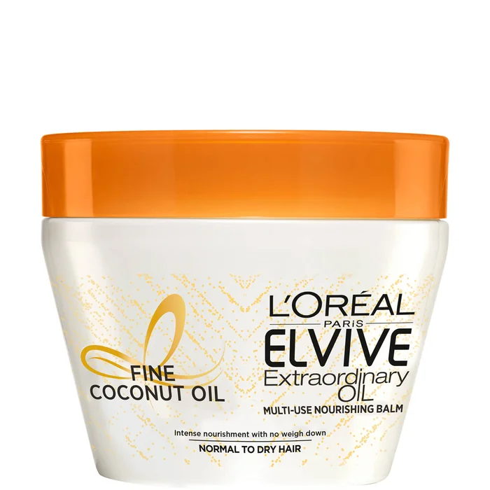L'Oréal Paris Elseve Huile Extraordinaire Masque à l'Huile de Noix de Coco pour Cheveux Secs 300 ml