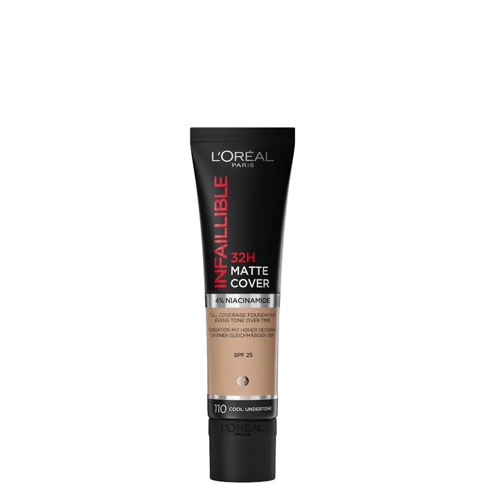 L'Oréal Paris Infallible 32 H Matte Cover Fond de Teint 30 ml (nuances variées)