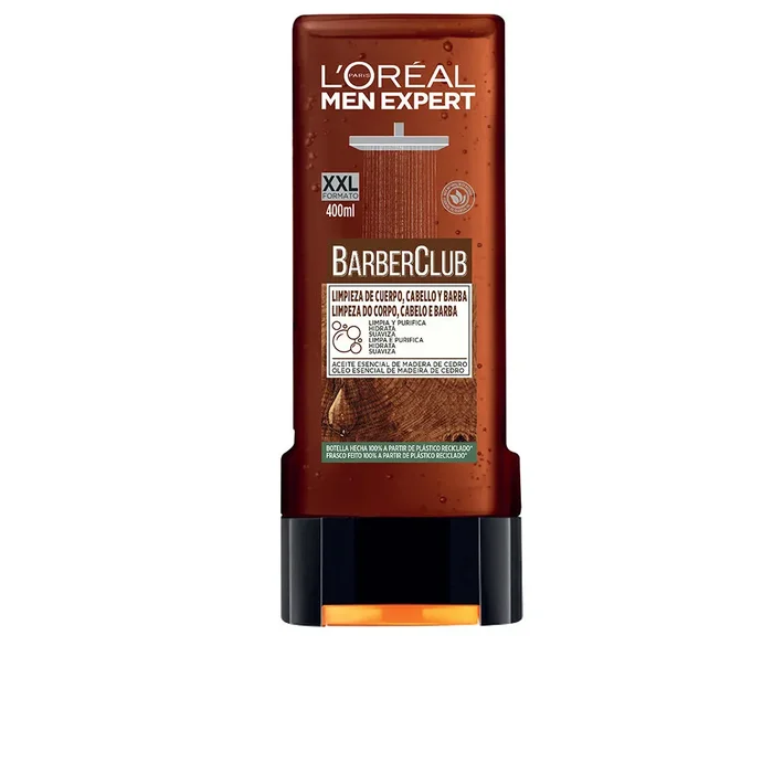 L’Oréal París MEN EXPERT BARBER CLUB gel doccia olio essenziale