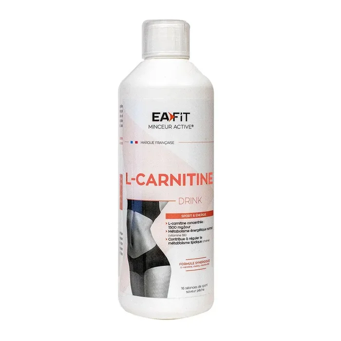 L-carnitine drink pêche programme 15 jours 500ml