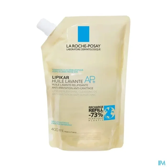 La roche posay lipikar ap+ huile de douche lavante ecorecharge 400ml