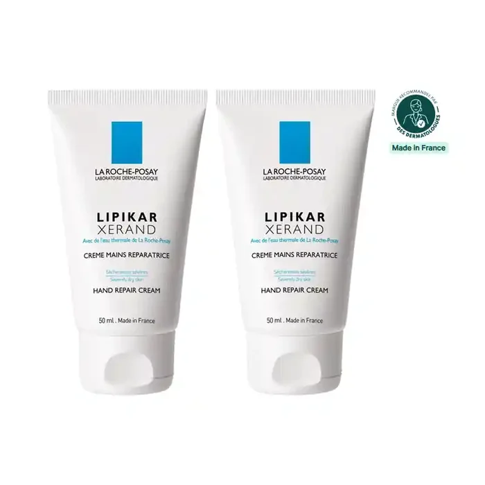 La Roche-Posay Lipikar Xerand creme mains reparatrice lot de 2x50ml