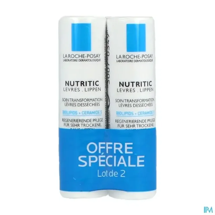 La roche posay nutritic levres soin stick 4ml7 x2