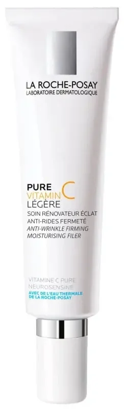 La Roche-Posay Pure Vitamin c Légère Soin Anti-Rides Éclat Peaux Normales à Mixtes Tube 40 ml