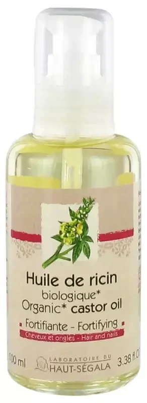 Laboratoire du Haut-Ségala Huile de Ricin Vierge 100 ml Biologique **