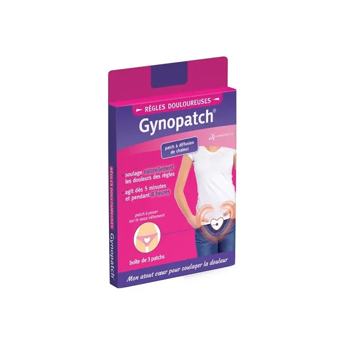 Laboratoire X.O Gynopatch regles douloureuses boite de 3 patchs