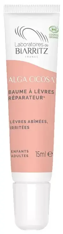 Laboratoires de Biarritz Baume à Lèvres Réparateur Lèvres Abîmées Irritées Bio 15 ml