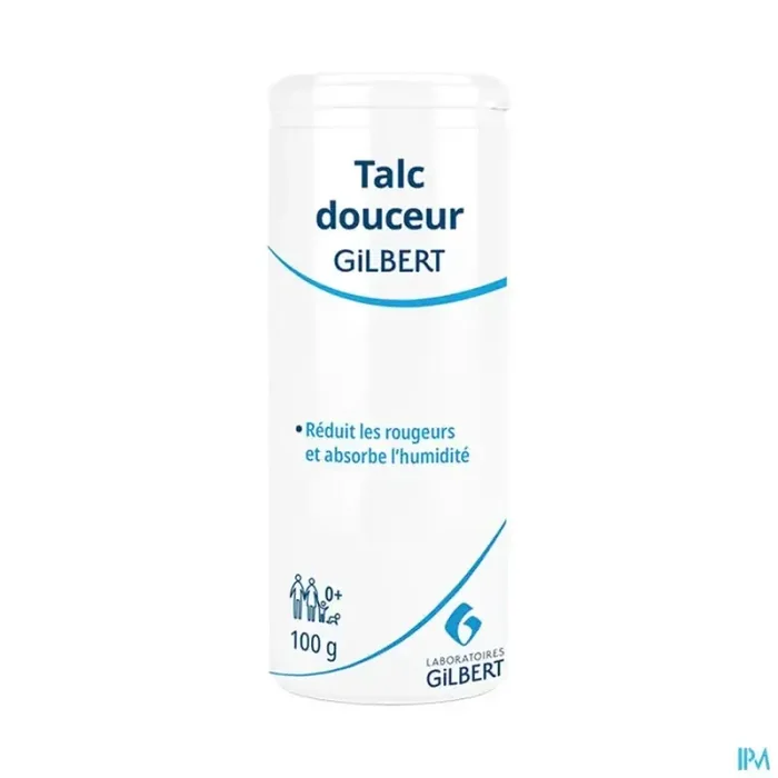 Laboratoires gilbert talc douceur poudreuse 100g