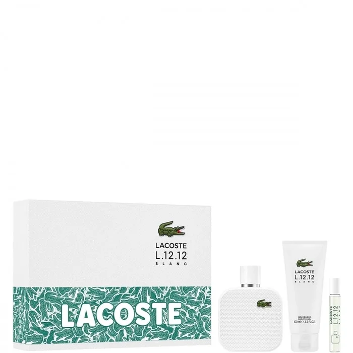LACOSTE L12.12 Blanc Coffret Eau de Toilette Fête des Pères