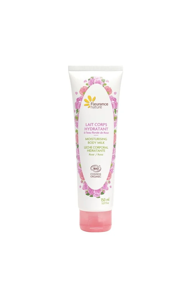 Lait bio hydratant – Rose – Corps – 150 ml