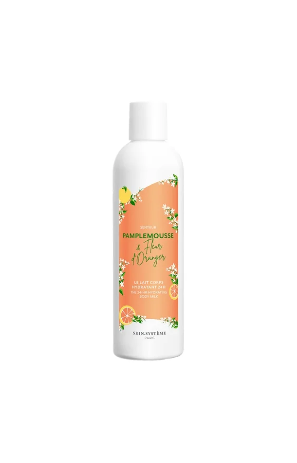 Lait hydratant 24h – Pamplemousse & fleur d’oranger – Corps – 250 ml