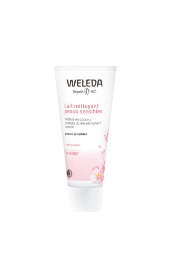 Lait nettoyant – Amandes – Peaux sensibles – 75 ml