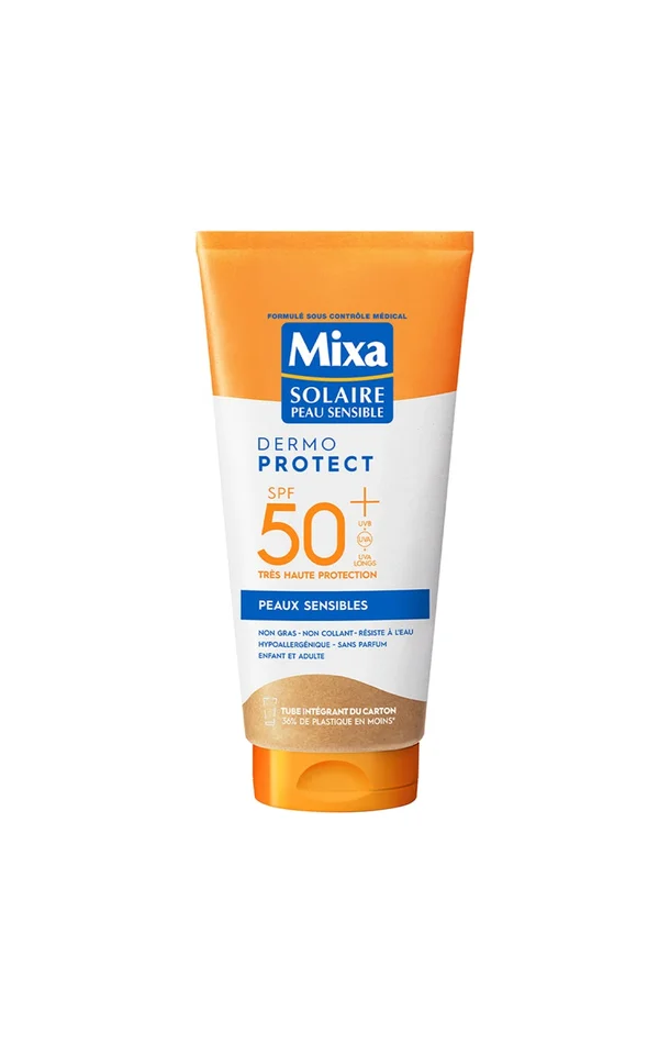 Lait solaire SPF 50 – Visage & corps – Peaux sensibles – 175 ml
