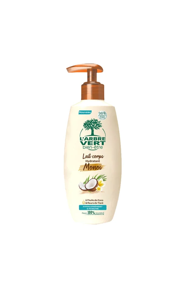 Laits hydratants – Monoï, huile de coco & fleurs de tiaré – Corps – 6 x 250 ml